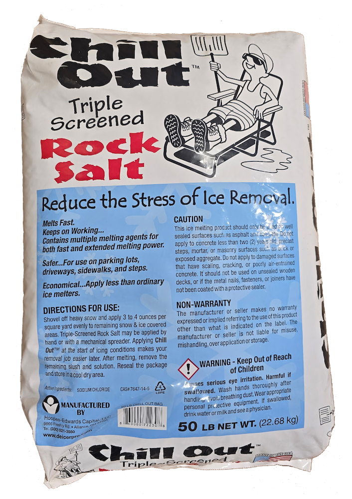 Chill Out Rock Salt Commercial De-Icer